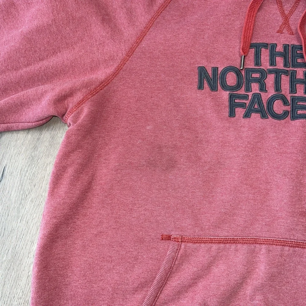 The North Face brick Red half dome Pullover cotton poly Hoodie  Size L